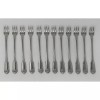 ONEIDA USA SELLER 12 CLASSIC SHELL SEAFOOD FORKS ONEIDA NEW
