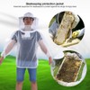 Professional Beekeeper Jacket Transparent Beekeeping Protective Suit Equipment with Hooded