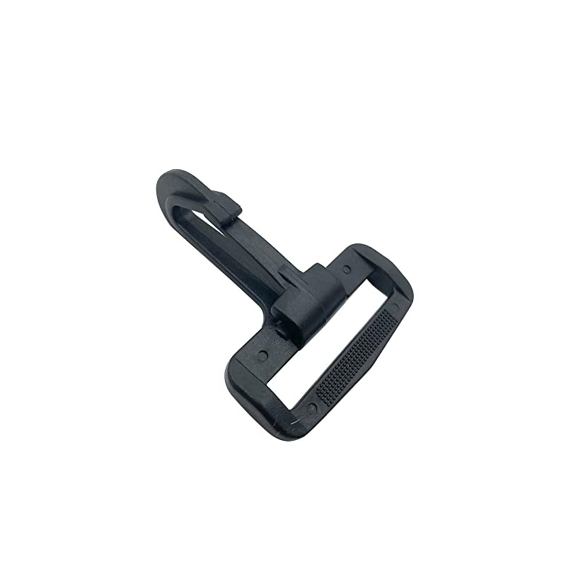 1 1/2 inch Swivel Snap Hook,Black Plastic Lobster Claw Clasp