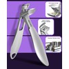 2025 Upgrade Angled Head Nail Clippers for Men, Toenail Clippers