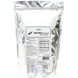 NuSci Organically Grown Spirulina Powder 1000g (1.0Kg, 2.2 lb) Bulk Pure Fresh GMO Free Non-Irradiated