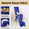 Blue Cheesecloth Gauze Table Runner 10FT x 36" Cotton Cheese