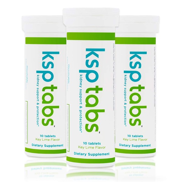 KSPtabs All Natural Hydration Health Supplemen, Key Lime-3 Pack