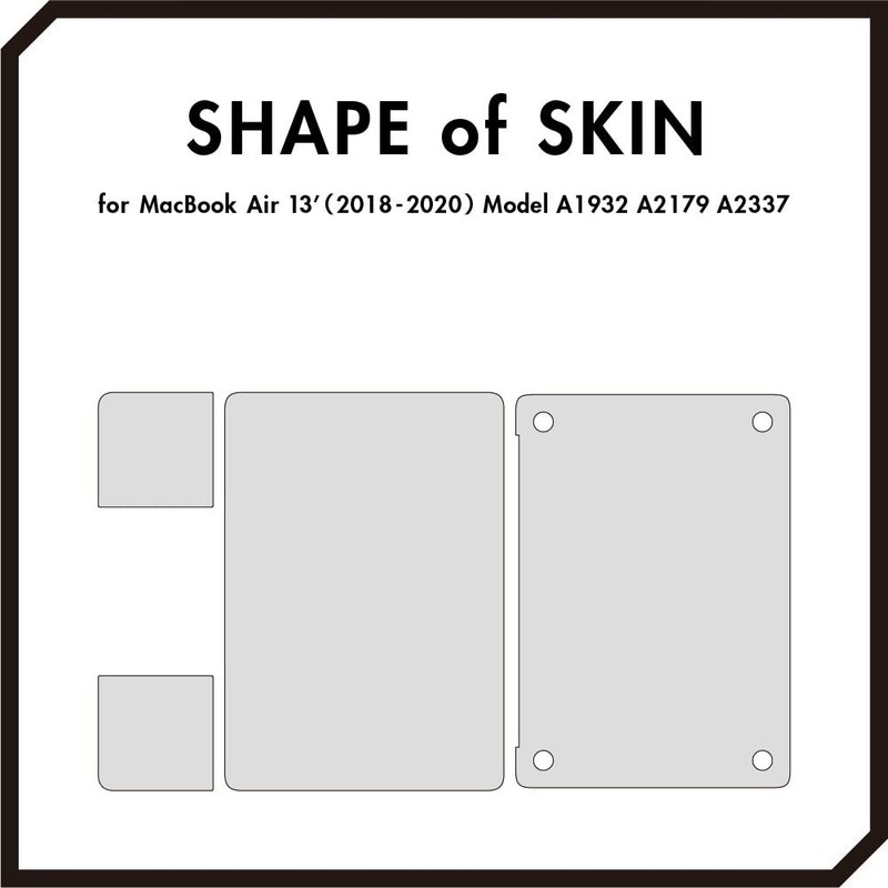 wraplus Skin Seal Compatible with MacBook Air 13 inch M1