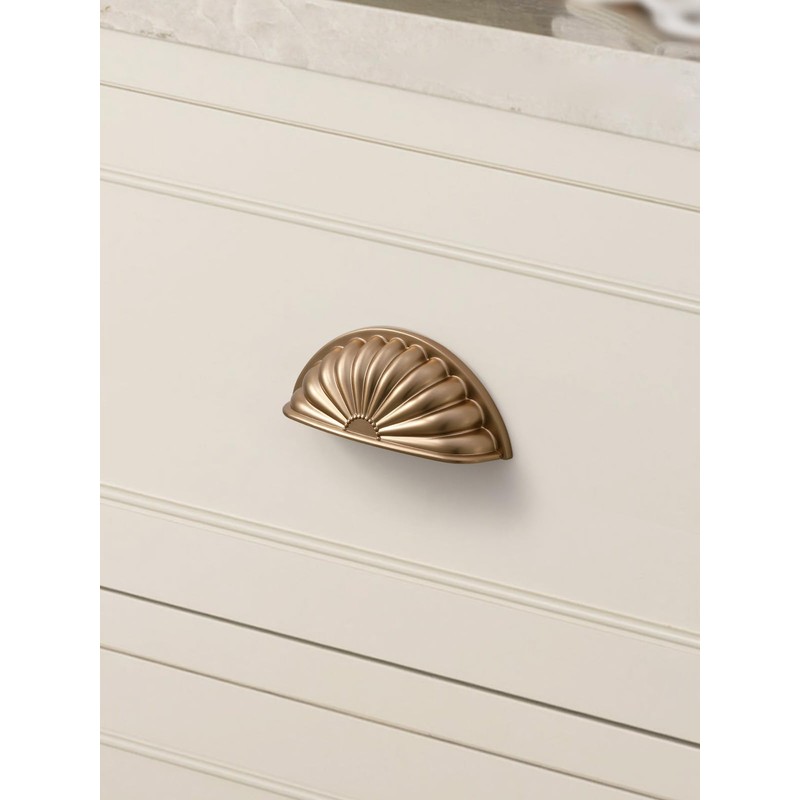 JIASENBAO Champagne Bronze Cabinet Cup Pulls 3" Hole Center 2