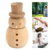 Wood Aromatherapy Diffuser Snowman Shape Portable Waterless Fireless Essential Oil