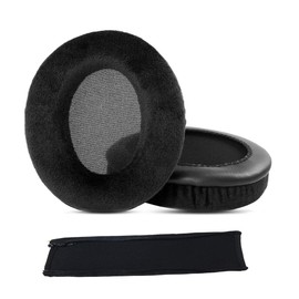 ACCOUTA Ear Pads + Headband Compatible with Shure SRH750DJ SRH940 SRH440 SRH240A SRH840 SRH1540 HPAEC1540 SRH1840 Headphones Ear Pads Replacement with Warm Soft Fabric and High Density Foam