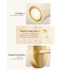 Natural Weathered Stone Wall Sconce, 8.7" Rustic Stone Wall Lights,