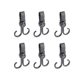 Lizihengpi 6 pieces convenient bicycle hooks for hanging luggage travel lectric ebike accessories rotatable hanging front hook