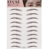 SYUSE Arch Eyebrow Black Eyebrow Seals Eyebrow Tattoo Sticker Permanent