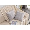 DWDC Velvet Pillow Covers 16X16 inch Pack of 2 Gray