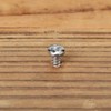 100 Pieces #6 x 1/2" Round Head Wood Screws Stainless