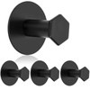 SAYAYO Adhesive Hooks for Hanging Coat, Hat, Robe, Brushes, Stick