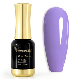 VENALISA Purple Gel Nail Polish 1 Pcs 12ml Purple Color Gel Polish Soak Off UV Gel Salon Manicure DIY at Home Nail Art For Girls Women
