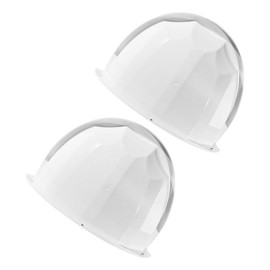 Uonlytech Cubierta De Cámara Exterior: 2 Piezas Cámara De Seguridad Protector contra La Lluvia Y El Sol Cámara Universal Carcasa De Techo Protector De Montaje De Cámara para De