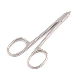 OdontoMed2011® Tissue And Cuticle Nipper 4" Straight Jaws Ring Handles Stainless Steel (4" (1 Piece))