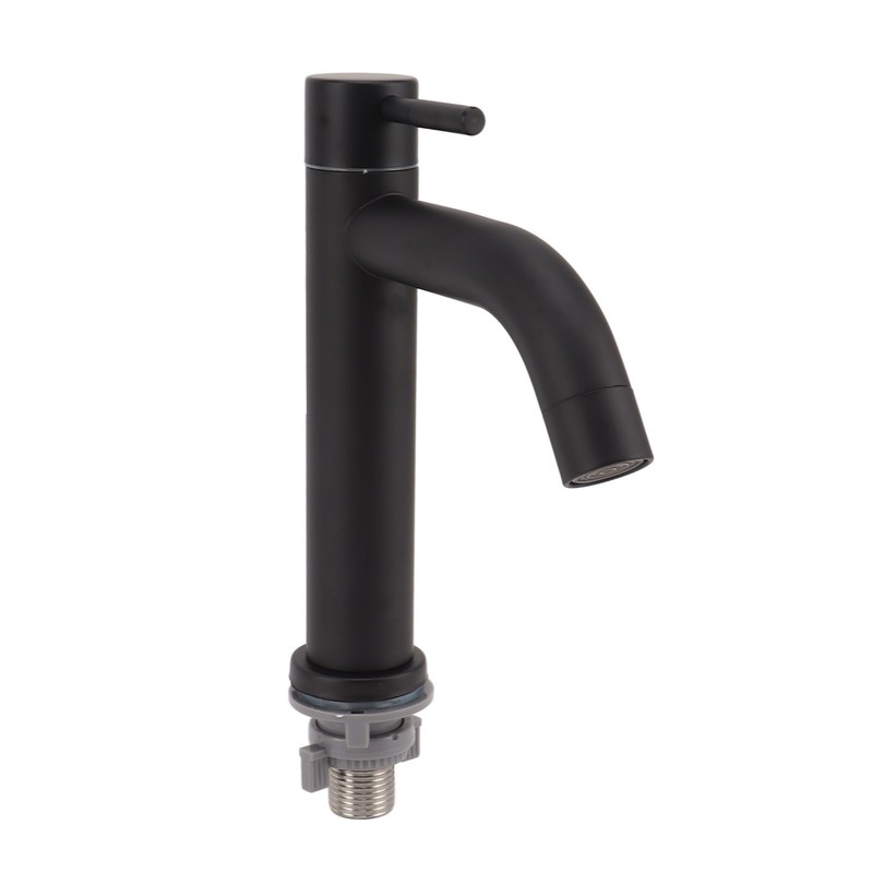 Bathroom Sink Faucet Stainless Steel Modern Single Handle Single Hole