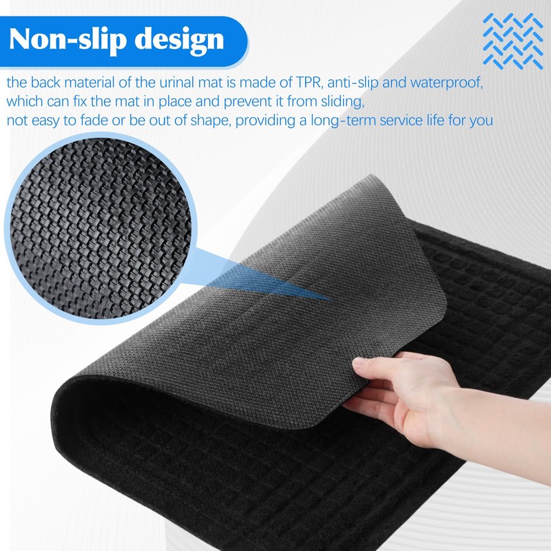 Nuanchu 6 Pack Urinal Mats for Men Bathroom Commercial Urinal