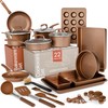 Pots and Pans Set, 22-Piece Non Stick Cookware & Bakeware