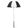 G4Free Golf Bag Umbrella for Club Protection Flex Umbrella (Black/White)