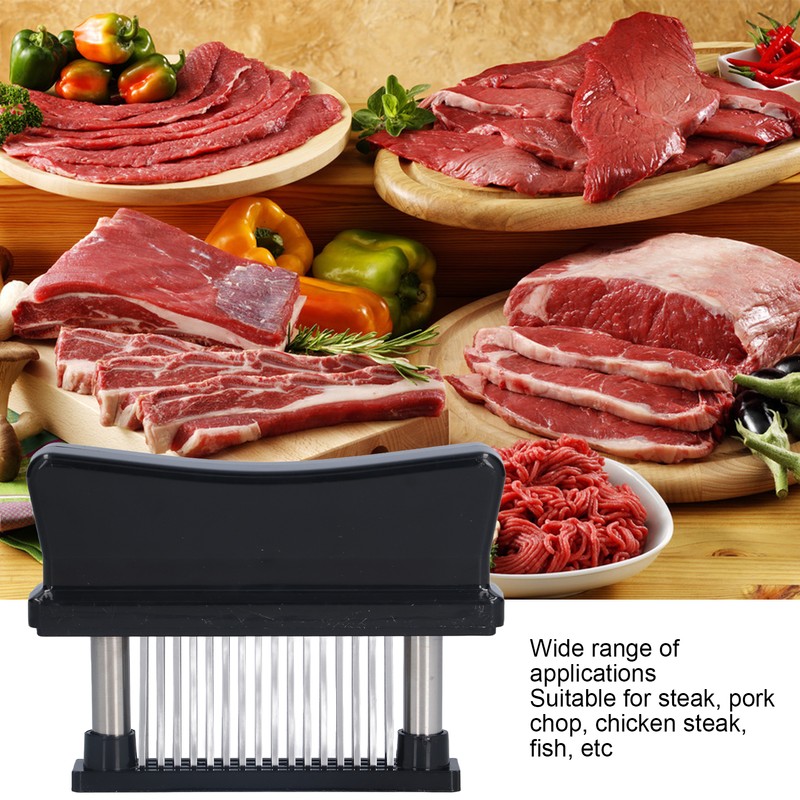Meat Tenderizer Food Grade 48 Stainless Steel Needles Meat Cutter