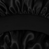 Unisex Satin Silky Sleep Bonnet with Elastic Wide Band –