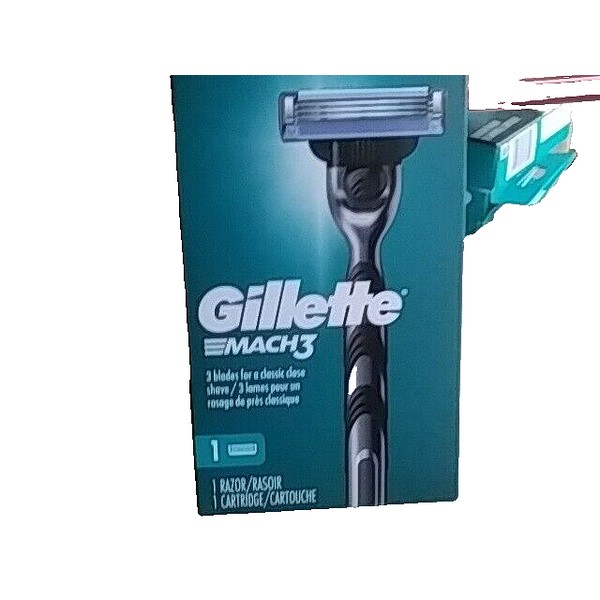 Gillette Mach 3 Razor- 1 Blade-NEW-Free Shipping