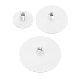 EMSea 3 Pieces Household Sewing Spool Pin Cap Embroidery Machine Spool Cap Accessories 44.6mm 34.7mm 22mm Compatible with Viking Compatible with Pfaff Sewing