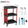 AstraLoom Heavy-Duty Car Detailing Cart for Garage & Workshop –