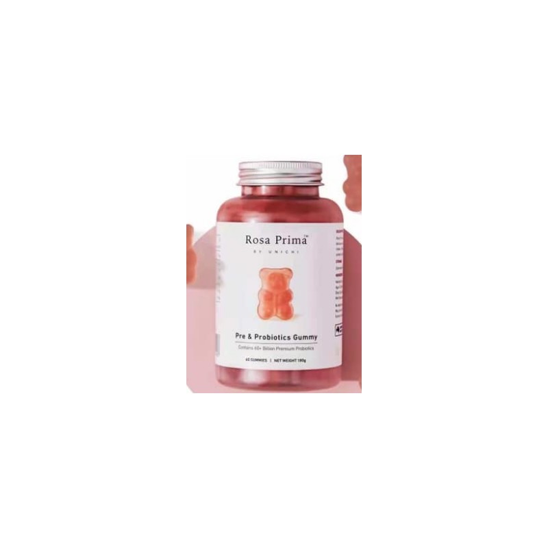 Unichi Rosa Prima Pre & Probiotics Gummy 2 x 60