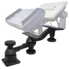 WINDFRD Aluminum Dual Graph and Fish Finder Mount Screen Bracket