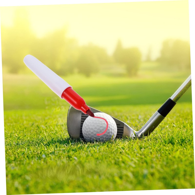 Sosoport 4Pcs Golfing Ball Stencil Plastic Alignment Tool for Accurate