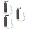 Gatuida 3pcs Dive Buoy Pole Floating Handheld Stick Cameras Accessory