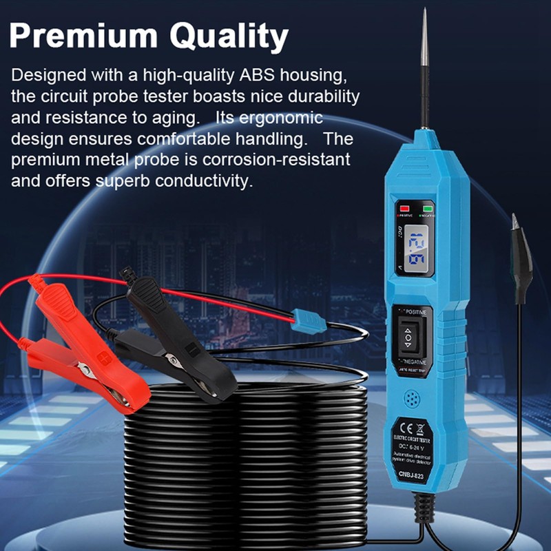 Power Circuit Probe Tester, Car Circuit Tester, Digital LED Power