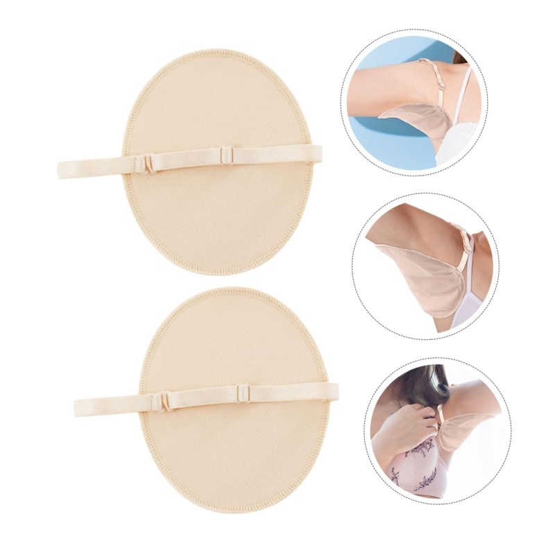 TOVINANNA 2 Pairs Underarm Guards Breathable Sweat Pads for Women