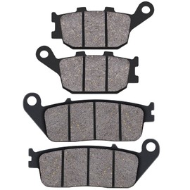Brake Pads Front and Rear Compatible with Honda VTX1300 VTX 1300 C R S Retro 2003-2006/VT1100C2 VT1100 C2 Shadow 1100 ACE Sabre 1995-2007/VT1300 CXA Fury (Non ABS Model) / VTX 1300S Retro/C/R/T