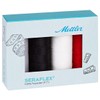 Amann Seraflex Sewing Thread 4 x 130 m White Black