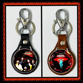BOSTON DON’T LOOK BACK LEATHER KEYCHAINS LOT OF TWO