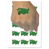 Hodag American Folklore Monster Temporary Tattoo Water Resistant Fake Body