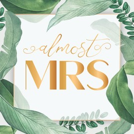 Almost MRS Bachelorette Guest Book - Keepsake Bride Gift, Write Your Advice and Wishes for the Bride to Be: Bridal Shower Guest Book for Weekend Itinerary