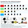 FILN 2PCS 19mm (3/4'') Latching Push Button Switch Latching 12V