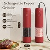 Ultrean Electric Pepper Grinder, Rechargeable Salt and Pepper Grinder with