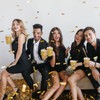 cssopenss 120 pcs 12 oz Gold plastic cups gold plastic