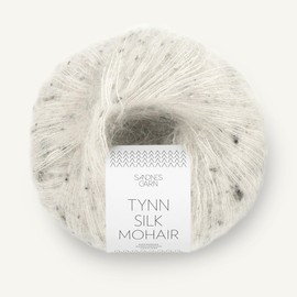 SANDNES GARN Tynn Silk Mohair – Colour: Salt 'N Pepper Tweed (1199) – 25 g/Approx. 212 m Wool