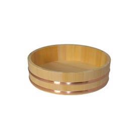 [Shimizu Wood Industry] Kiso no Okeya Kiso Sawara Sushi Tub, 1.0 inches (1 cm) 1.0 inches (5 cm), Rice Cutter, 13.0 inches (33 cm), Made in Japan