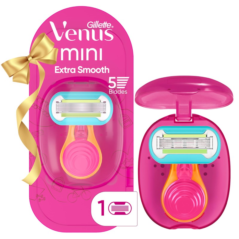 Gillette Venus Extra Smooth Travel Razor Kit for Women, Mini