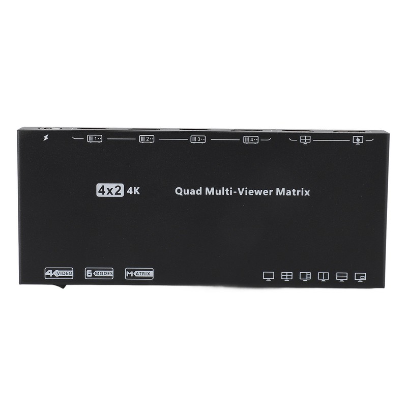 4K 30Hz HD Multimedia Interface Switch Splitter with Remote 6