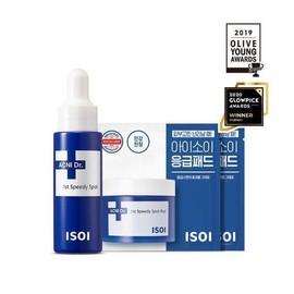 ISOI 아이소이 아크니닥터 1st 스피디 스팟 14ml 기획 (14ml+응급패드 4매) Isoi Acnidoc 1st Speedy Spot 14ml Kit (14ml + 4 Emergency Pads)