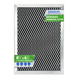 Microwave Charcoal Filter 8.7” x 6.23”- JX81B WB02X10733 GE Microwave Filter Replacement- Carbon Charcoal Filter for Microwave Filters Kitchen Air - Microwave Hood Vent Filter Absorbs Odors