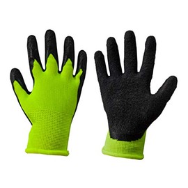 Children's work gloves latex protective gloves gardening gloves children's gloves orange size 2 - 6., green